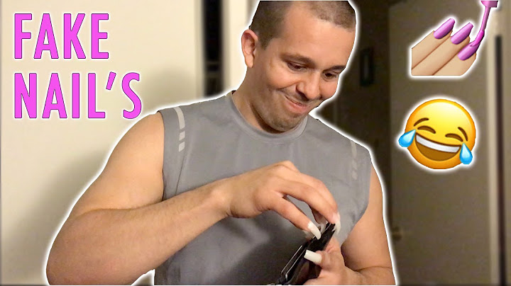 HUSBAND WEARS ACRYLIC NAILS CHALLENGE!