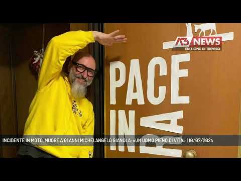 INCIDENTE IN MOTO, MUORE A 61 ANNI MICHELANGELO GIANOLA: «UN UOMO PIENO DI VITA» | 10/07/2024