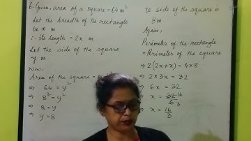 Perimeter and Area/ Ex.16.2(4,6,7)