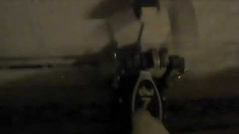 my heel-toe technique. (little sloppy)