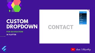 Create a Custom Dropdown Menu in Flutter Web | Custom Animation