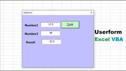 VBA - User Form: Two ways to sum TextBoxes - vba code