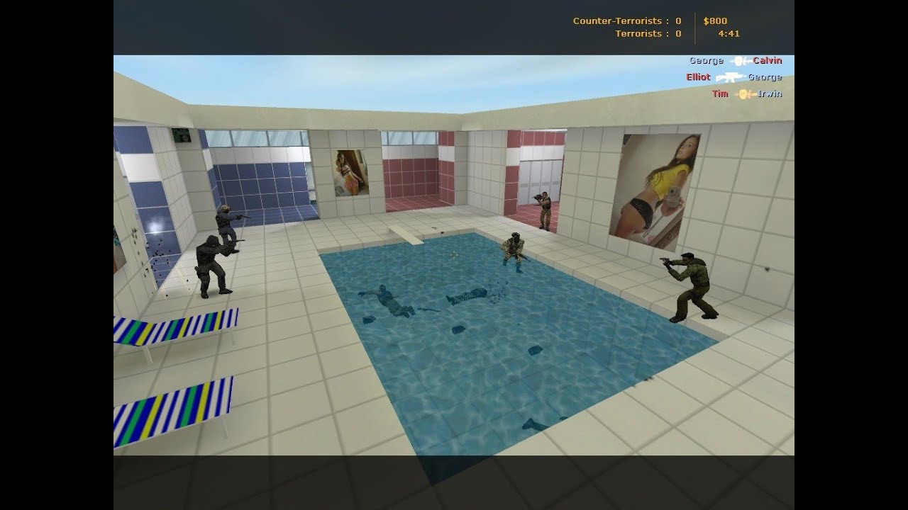 Counter Strike 1.6 POOL DAY - COUNTER STRİKE 1.6 GAMEPLAY 