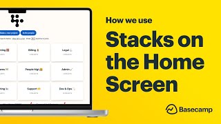 Take A Peek Into How Employees At 37Signals Organize Their Basecamp Home Screens