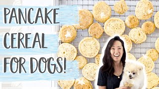 How To Make Pancakes for Dogs // DIY TikTok pancake cereal recipe How To Make Mini Dog Friendly Pancakes