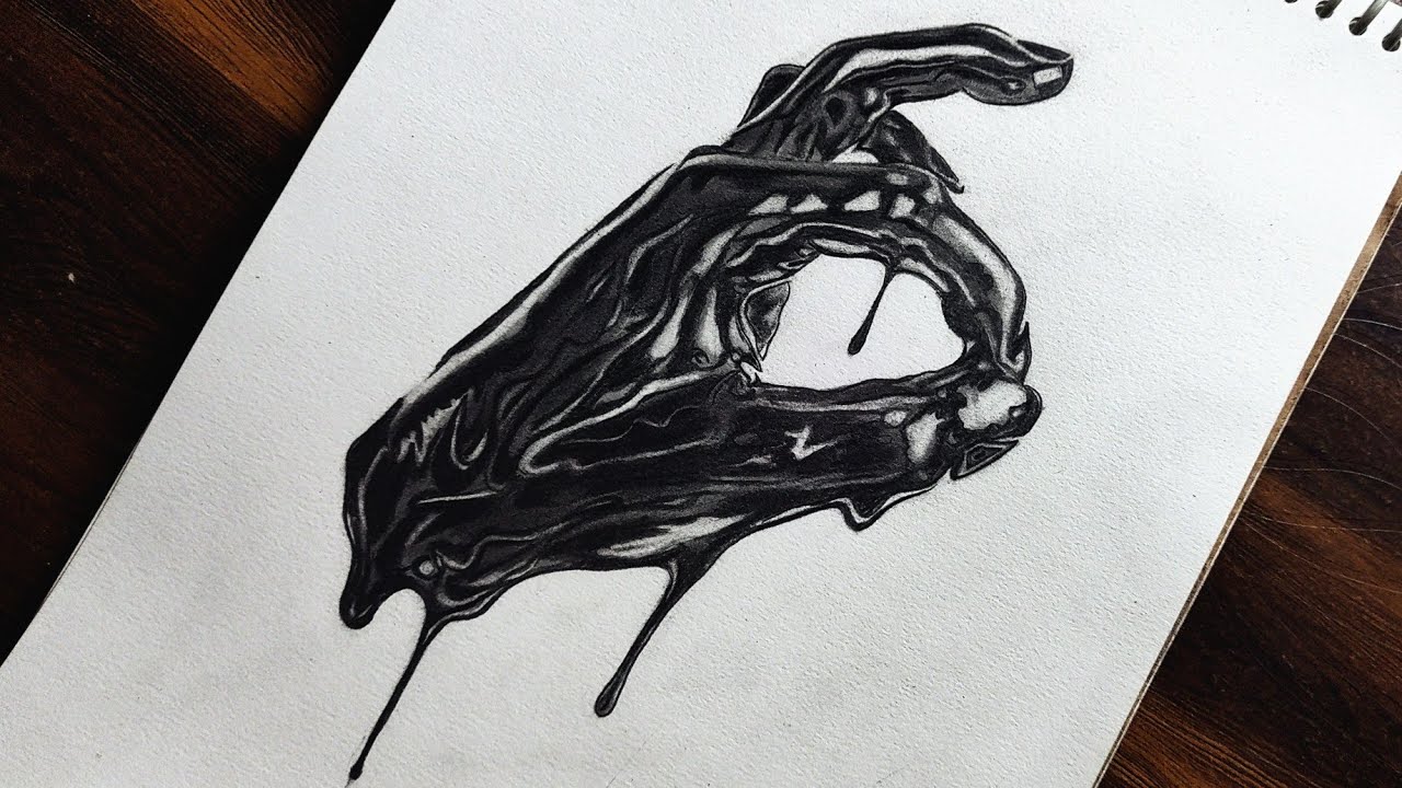 Melting Drawing Realistic