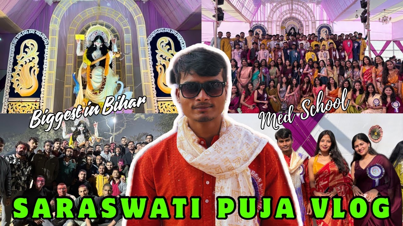 Final SARASWATI PUJA VLOG 2026 Igims Patna #vlog #medicalcollege
