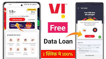 How To Claim Vi Free 1GB Data |  Vi Free Data Option Missing Solution |  Vi Free 1Gb Data Claim 2024