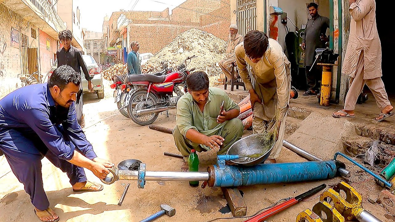 Brilliant Technique in Fixing Faulty Hydraulic Pump YouTube