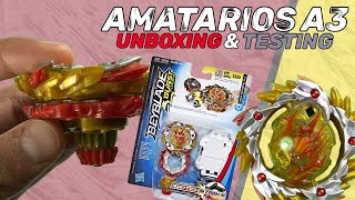 This Is Why I Love Hashbro Unboxing, Battling, And Testing Amaterios A3 Full Beyblade Ysis