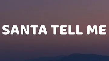 iAriana Grande - Santa Tell Me (Lyrics)