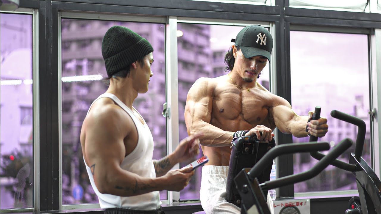 【vlog】減量末期の食事と背中トレ 