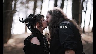 A Light in the Dark: Stephen and Clare's Halloween-themed wedding