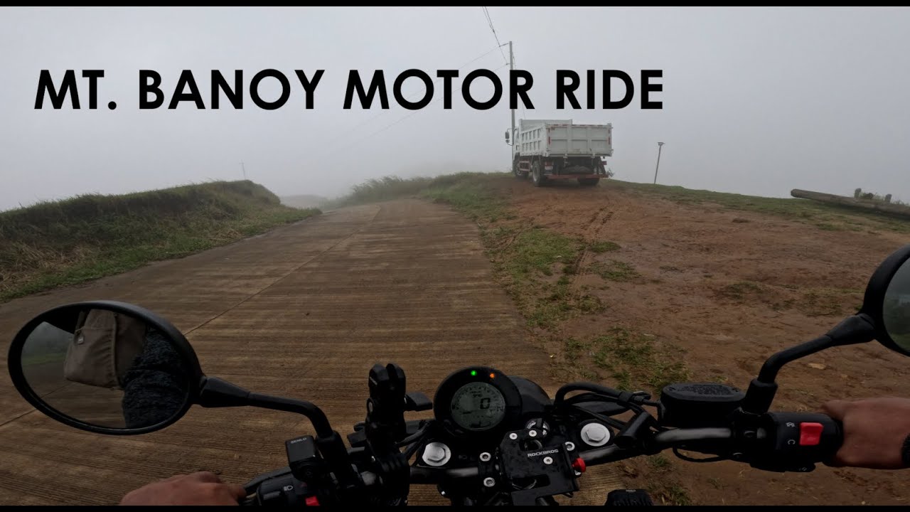 MT. BANOY RIDE DOWNHILL  - LOBO, BATANGAS INTENSE FOG