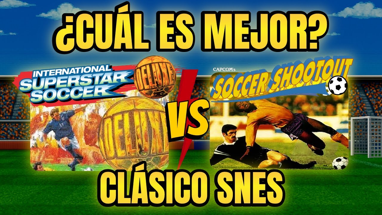 ¿Cuál fue el REY del fútbol en SNES? | ISS Deluxe vs Capcom Soccer Shootout ⚽🔥