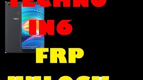 TECHNO IN6 FRP UNLOCK ON SP FLASH TOOL