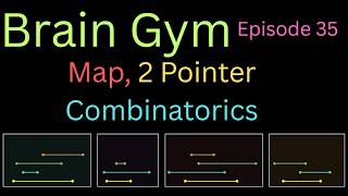 Map meets 2 pointers and Combinatorics