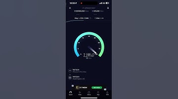 Verizon 5G UW Speed Test