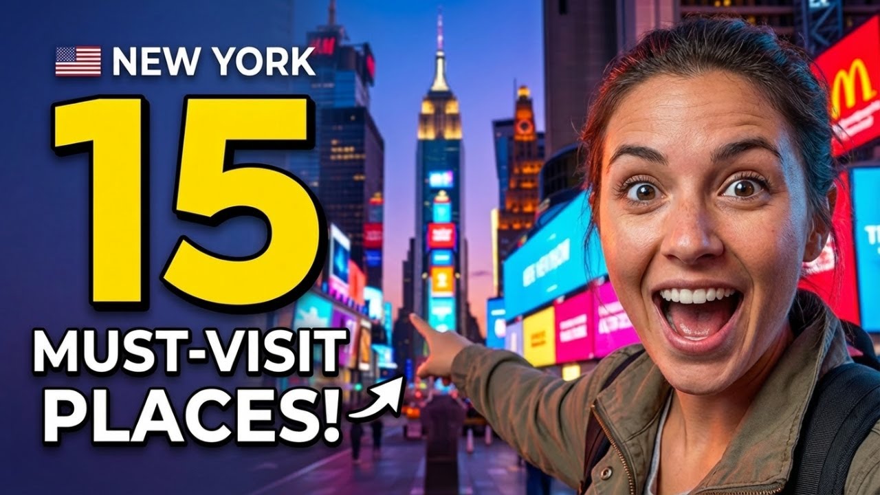 15 Must-Visit Places in NEW YORK CITY 🇺🇸 | NYC Travel Guide | Top ...