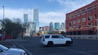 Edmonton Police K-9 Unit responding in Downtown Edmonton