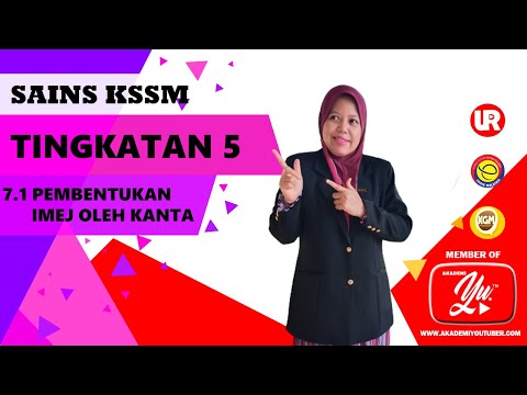 Sains Tingkatan 5 KSSM | Bab 7 | 7.1 Pembentukan Imej Oleh Kanta