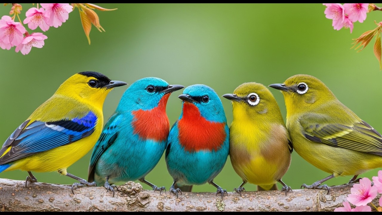 Beautiful Relaxing Piano with Bird Sounds | Calm Nature Music for Deep Focus & Healing