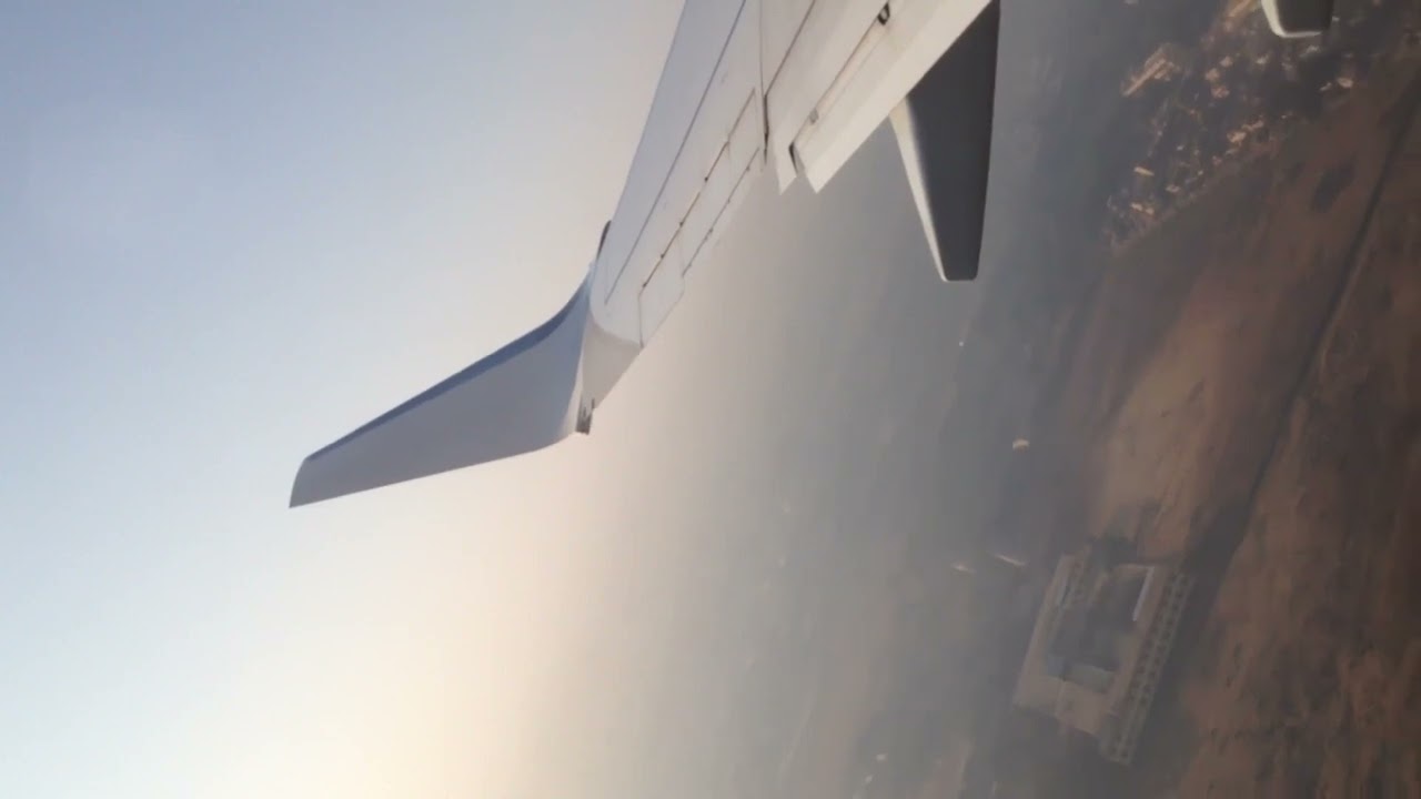 Pune Airport Takeoff on Boeing Dreamliner