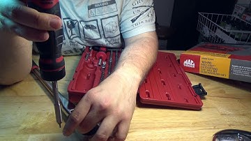 Premature Evaluation #70 123-PC. 1/4 Hex Drive Mac-Grip Ratcheting Bit Driver Set #SBDR123SA