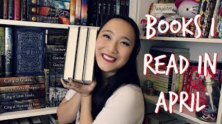 April 2018 WRAP UP | BUSY MONTH SO DIDN'T READ AS MUCH AS I WANTED