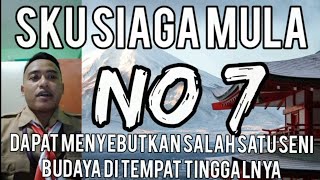 SENI BUDAYA JAKARTA-MENGAPLIKASIKAN SKU SIAGA MULA NOMOR 7