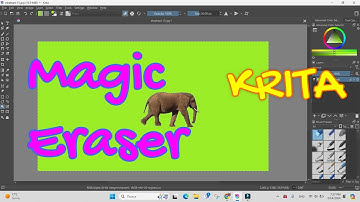 KRITA | Like "The Magic Eraser Tool" In Krita | Contiguous Selection Tool | Magic Wand Tool