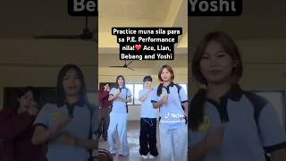 Practice muna sila para sa P.E. Performance nila!❤️ Ace, Lian, Bebang and Yoshi #mannixfam