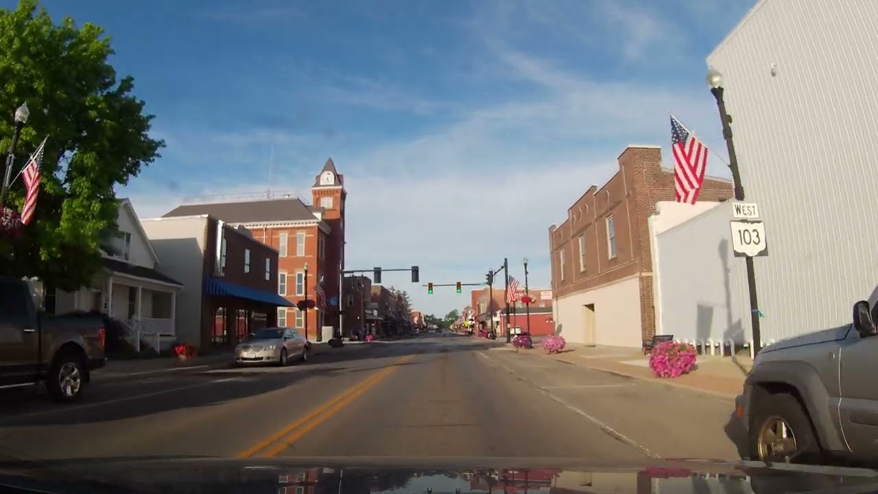 Driving through Bluffton, Ohio