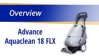USA-CLEAN Overview on the Advance Aquaclean 18 FLX