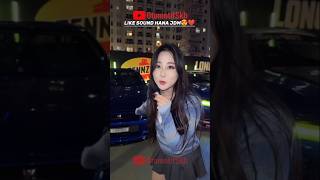 Hanavocado Girl JDM Sound🤩🥰 TurboSound #automobile #hana #jdm #car #edit #gtr34 #rx7 #dodge #shorts
