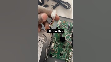 How To Connect Hard-drive To Hikvision DVR . #harddrive #hikvisiondvr #cctvinstallation #hikvision