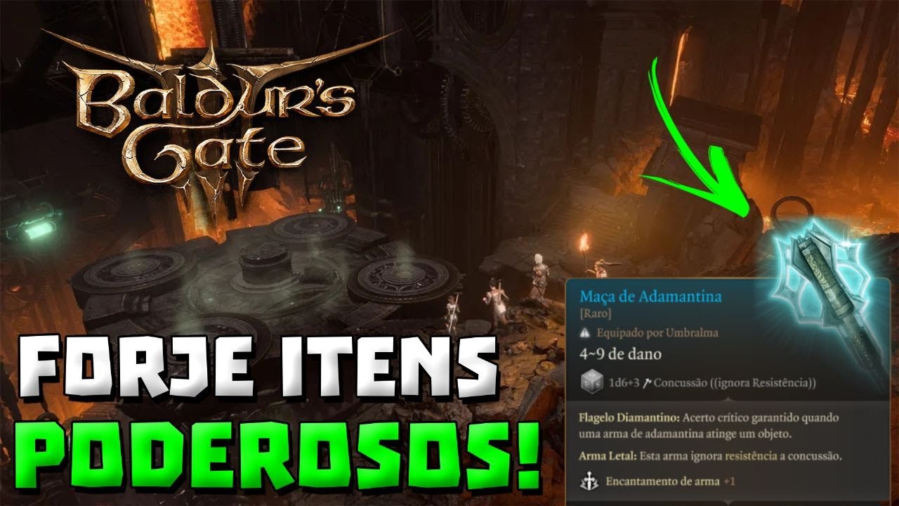 Como usar a Forja de Adamantina - Baldur's Gate 3 - YouTube