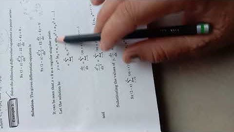 15th lecture on CH.1 Power Series for paper Special functions and integral transforms B.A/B.sc 4 sem