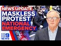 Anti-lockdown protesters swarm Sydney, NSW records highest daily COVID-19 numbers | 9 News Australia