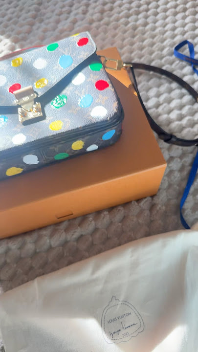 Unboxing Louis Vuitton POCHETE METIS Yayoi Kusama collection #louisvuitton #yayoikusama #perks