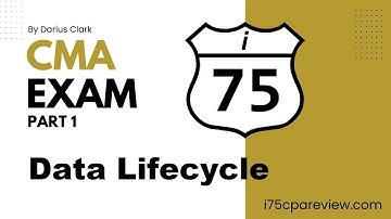 CMA Exam Part 1-Data Life Cycle-By Darius Clark-i75 CMA