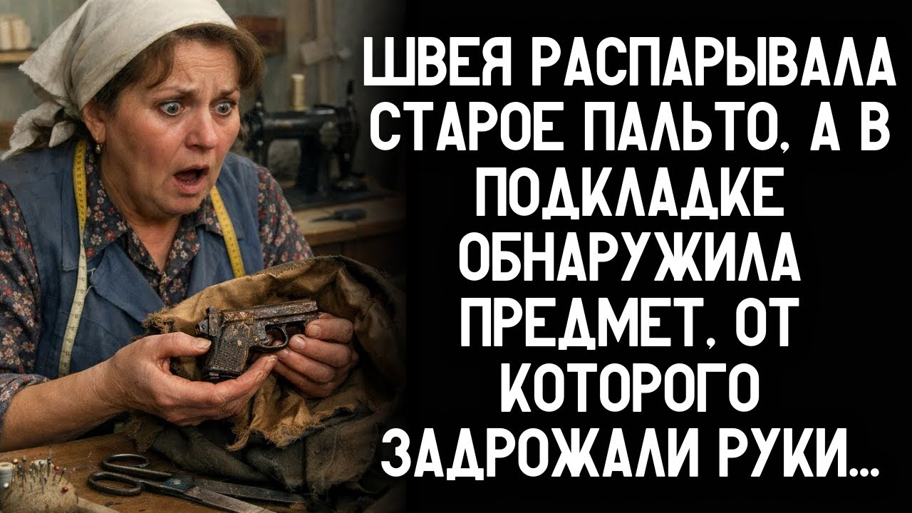 Швея распарывала старое пальто, а в подкладке обнаружила предмет, от которого задрожали руки…