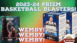 Massive WEMBY’S!  202324 Panini Prizm Basketball  6 Blaster Box  review
