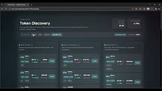 Axiom Pulse — Token Discovery eterna frontend task