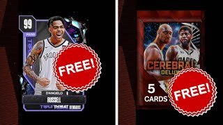 FREE EASY CERBRAL DELUXE PACK AND FREE DARK MATTER TODAY! GREAT FREE CONTENT IN NBA 2K24 MyTEAM