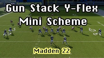 *ROUTES FOR EVERYTHING* Gun Stack Y Flex Mini Scheme | Madden 22 Tips & Tricks