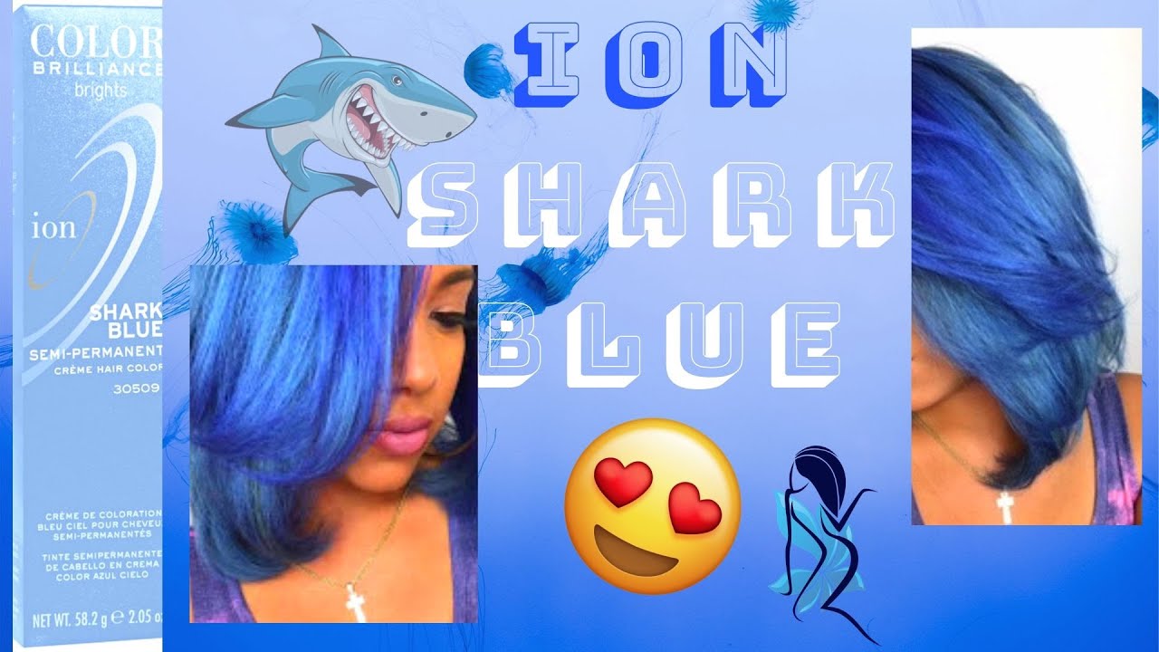 1. Ion Shark Blue Semi-Permanent Hair Color - wide 7