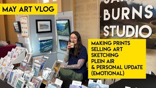 Selling art at the Highland Games &amp; personal update 💔 (emotional) ✶ [Artist Studio VLOG 29]