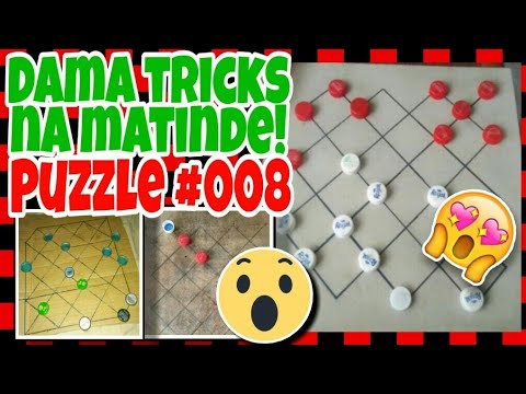 Dama Tricks Puzzle #008 - Best Moves Of Dama! |Checkers Tv