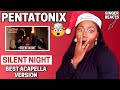 SINGER REACTS | PENTATONIX - SILENT NIGHT REACTION!!!😱 | ACAPELLA COVER | 10Days To Xmas EP8